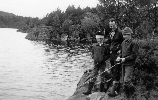 Ove, Birger og Magne ved Tveitavatnet
